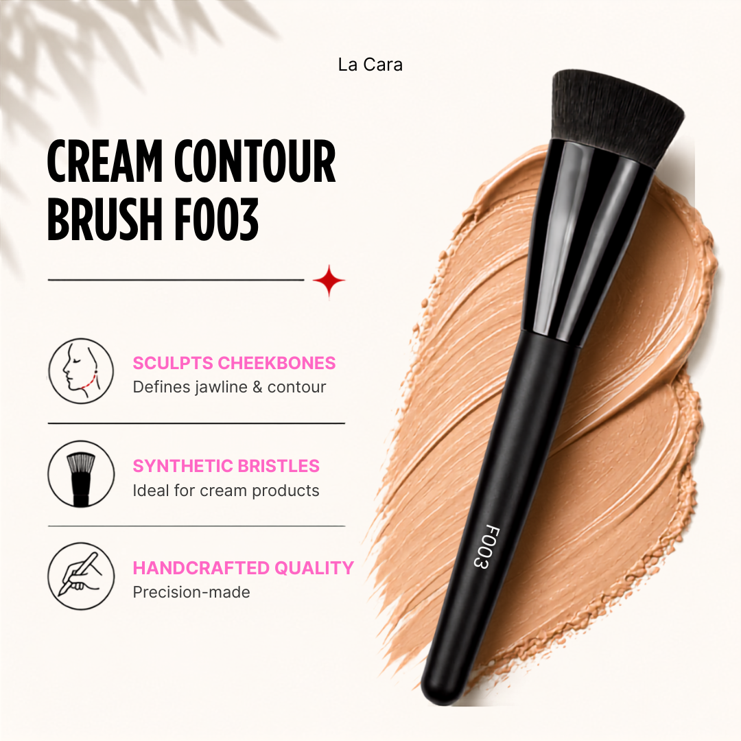 Flat Kabuki Hybrid Foundation/Contour F003