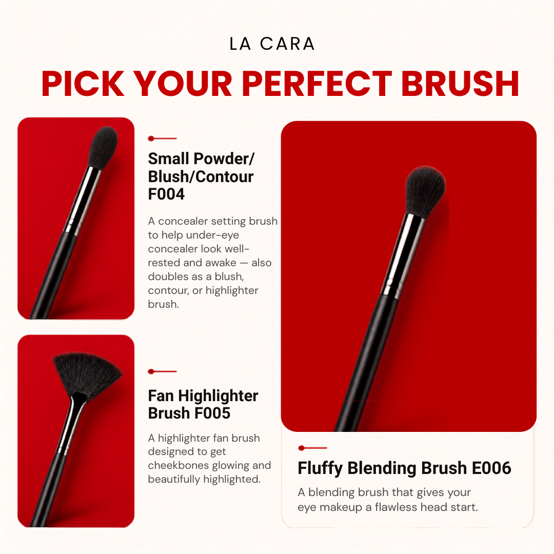 La Cara Classic Brush Set -10 Pieces