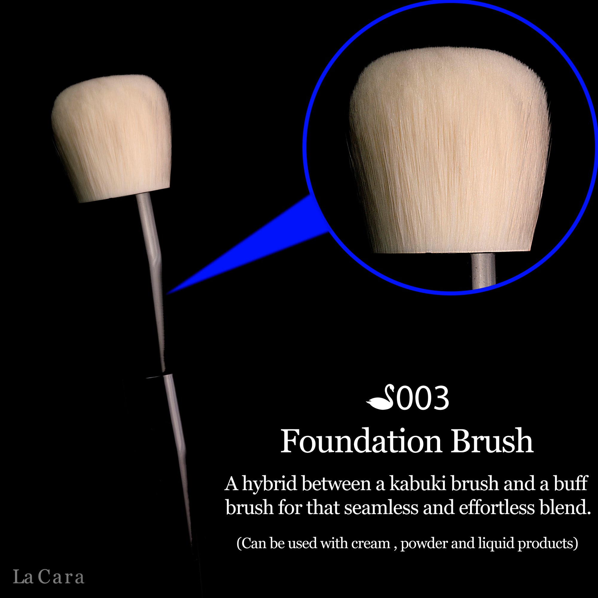 Swan Collection S003 Foundation brush