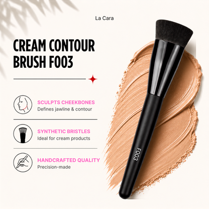 Flat Kabuki Hybrid Foundation/Contour F003