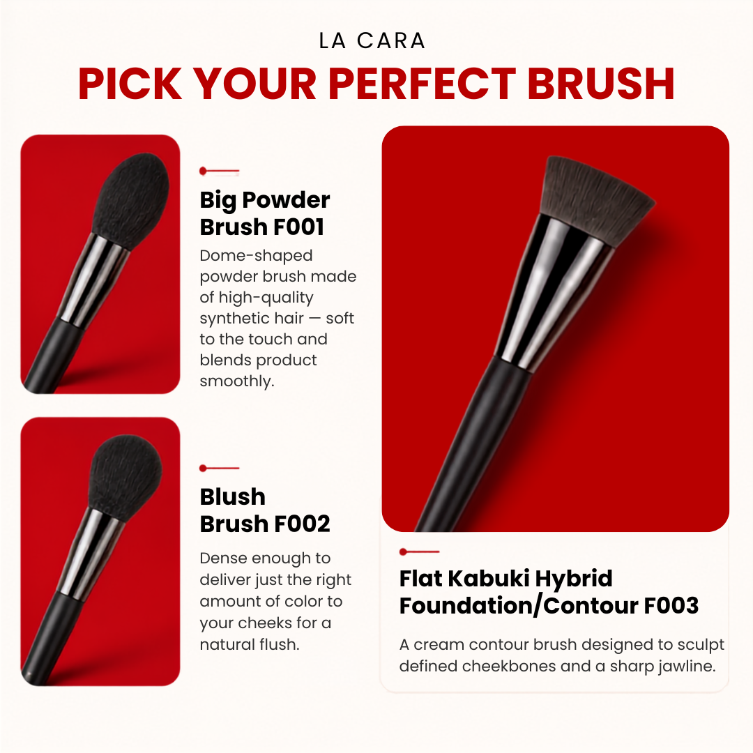 La Cara Classic Brush Set -10 Pieces