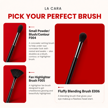 La Cara Classic Brush Set -10 Pieces
