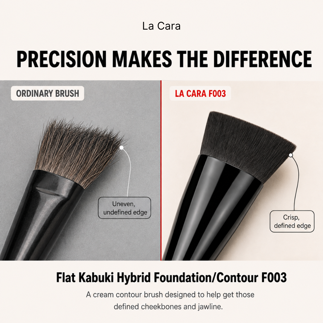 Flat Kabuki Hybrid Foundation/Contour F003